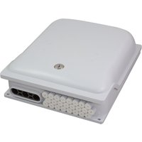 LogiLink FTTX-Anschlussgehäuse für max. 96 Fasern, lichtgrau