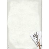 sigel Design-Papier, DIN A4, 90 g/qm, Motiv , Menü Speisen,
