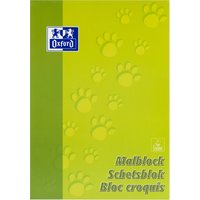 Oxford Junior Malblock , Tatzen, , DIN A4, 100 Blatt, gelocht