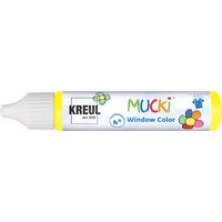 KREUL Window Color Pen , MUCKI, , gelb, 29 ml