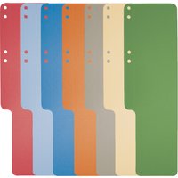 EXACOMPTA Aktenschwänze, Karton, 100 Stück, blau