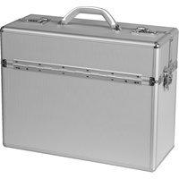 ALUMAXX Pilotenkoffer , ALPHA, , Aluminium, silber