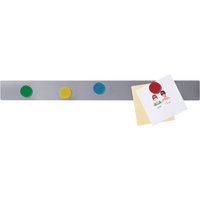 FRANKEN Magnetleiste, 50 x 1.000 mm, selbstklebend, silber