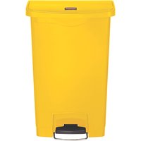 Rubbermaid Tret-Abfalleimer Slim Jim, 50 Liter, gelb