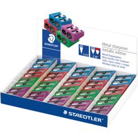 STAEDTLER Doppel-Spitzer Metallic, aus Metall, 20er Display