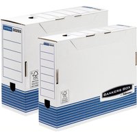 Fellowes BANKERS BOX SYSTEM Archiv-Schachtel, blau,(B)100 mm