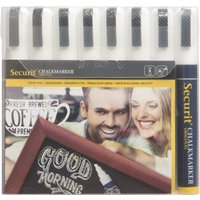 Securit Kreidemarker ORIGINAL MEDIUM, 8er Etui, weiß