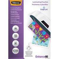 Fellowes Laminierfolientasche, DIN A4, glänzend, 350 mic
