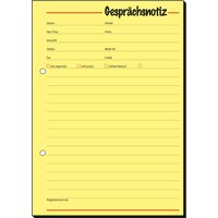 sigel Gesprächsnotizblock , Gesprächsnotiz, , A5, 50 Blatt sigel Gesprächsnotizblock , Gesprächsnotiz, , A5, 50 Blatt