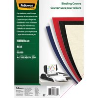 Fellowes Deckblatt Chromolux, glänzend, DIN A4, weiß