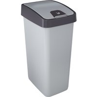 keeeper Abfalleimer , magne, , 45 Liter, silber / anthrazit