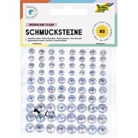 folia Schmucksteine , Iridescent Clear, , selbstklebend