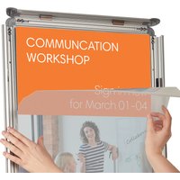 nobo Plakatrahmen Premium Plus, DIN A1, silber