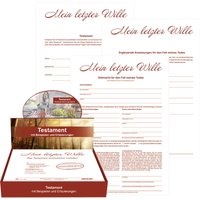 RNK Verlag Vordruck Testament , Mein letzter Wille, , Display