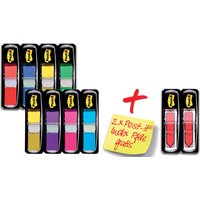 Post-it Haftmarker Index Mini, 11,9 x 43,2 mm, 8-farbig Post-it Haftmarker Index Mini, 11,9 x 43,2 mm, 8-farbig