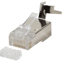 LogiLink RJ45 Stecker, Kat. 6A/Kat. 8.1A, geschirmt