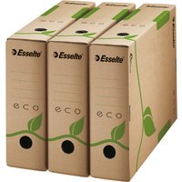 Esselte Archiv-Schachtel ECO, DIN A4, braun, (B)80 mm