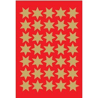 HERMA Weihnachts-Sticker DECOR , Sterne, , 16 mm, gold