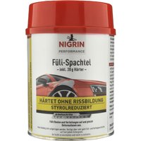 NIGRIN Performance Füll-Spachtel, 1 kg, hellgrau