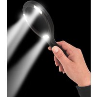 IWH Lupe mit COB LED-Beleuchtung, schwarz