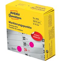 AVERY Zweckform Markierungspunkte, 10 mm, gelb, Spender