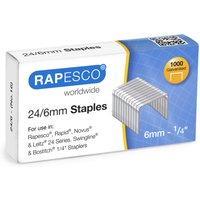 RAPESCO Heftklammern 24/6, verzinkt, 5.000 Stück RAPESCO Heftklammern 24/6, verzinkt, 5.000 Stück