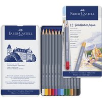 FABER-CASTELL Aquarellstifte GOLDFABER, 12er Metalletui FABER-CASTELL Aquarellstifte GOLDFABER, 12er Metalletui