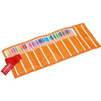 STABILO Fineliner point 88, 30er Rollerset, orange/weiß