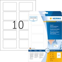 HERMA Textil-/Namensetiketten SPECIAL, 80 x 50 mm, weiß