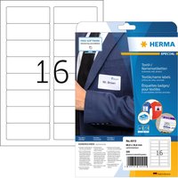 HERMA Textil-/Namensetiketten SPECIAL, 88,9 x 33,8 mm, weiß