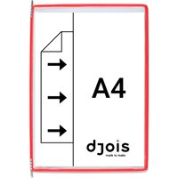 djois by tarifold Drehzapfentafel, DIN A4, rot