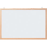 FRANKEN Weißwandtafel mit Holzrahmen, 800 x 600 mm