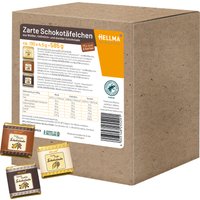 HELLMA Belgische Schokoladen-Täfelchen, im Karton