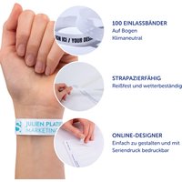 AVERY Zweckform Eventbänder, 265 x 18 mm, bedruckbar, weiß