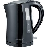 SEVERIN Wasserkocher WK 3498, kabellos, 1,5 Liter, schwarz