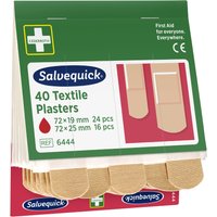 CEDERROTH Salvequick Nachfüllpackung, Textilpflaster