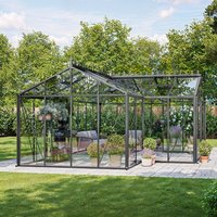 trädgårdsväxthus i t-form – praktiskt och stilrent | t-växthus orangeri – bloomcabin