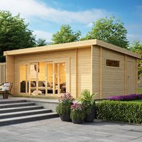 Durano – Spacious Wooden Garden House with Sliding Glass Doors | Durano - Wooden Garden House