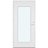 Interior Panel Doors | Flat panel with rectangular glass