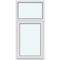 Historic-Style Kombi Outward-Opening Casement Window | 1 fixed glazed section and 1 sash without decorative bars