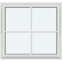 Super-Low-Uw Outward-Opening Passive House Window | 1 sash: 1 horizontal decorative bar and 1 vertical decorative bar