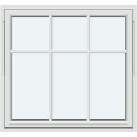 Super-Low-Uw Outward-Opening Passive House Window | 1 sash: 1 horizontal decorative bar and 2 vertical decorative bars