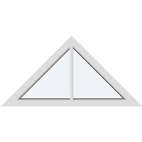 Triangular and Angled Fixed Windows | Fixed Window with 1 Vertical Decorative Bar