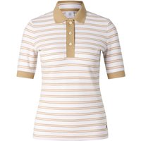 BOGNER Wendy polo shirt for women - Camel/Off-White - 42