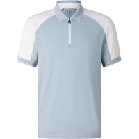 BOGNER SPORT Fabius functional short-sleeved top for men - Misty blue/white - S
