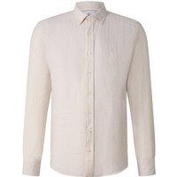 BOGNER Timi linen shirt for men - Sand/white - L