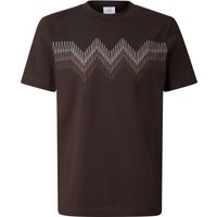 BOGNER Ryan cotton-blend T-shirt for men - Coffee - XL