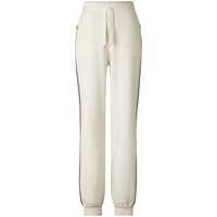 BOGNER SPORT Calotta virgin wool blend knitted trousers for women - Off-White - 34
