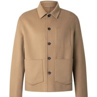 BOGNER Mirco double-faced woollen shirt jacket for men - Camel - 56