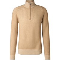 BOGNER Dwayne Virgin Wool and Cashmere Turtleneck Jumper for men - Camel/Cream - L